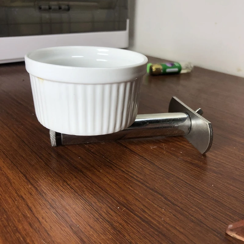 

Корм для птиц блюдо керамические чашки для кормления попугая клетка стандартная с кронштейном из нержавеющей стали 2 размера белые чаши