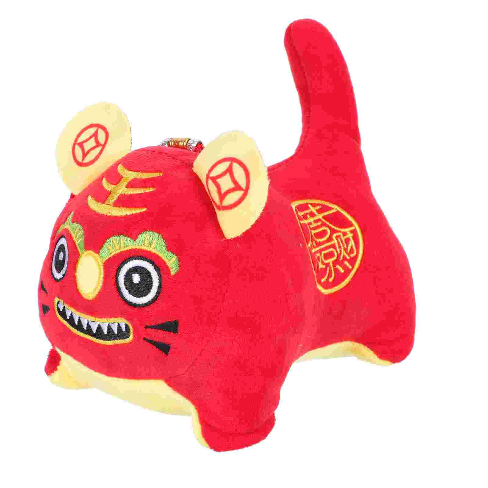 

1 шт. кукла в форме тигра год тигра Плюшевая кукла Тигр для домашнего магазина