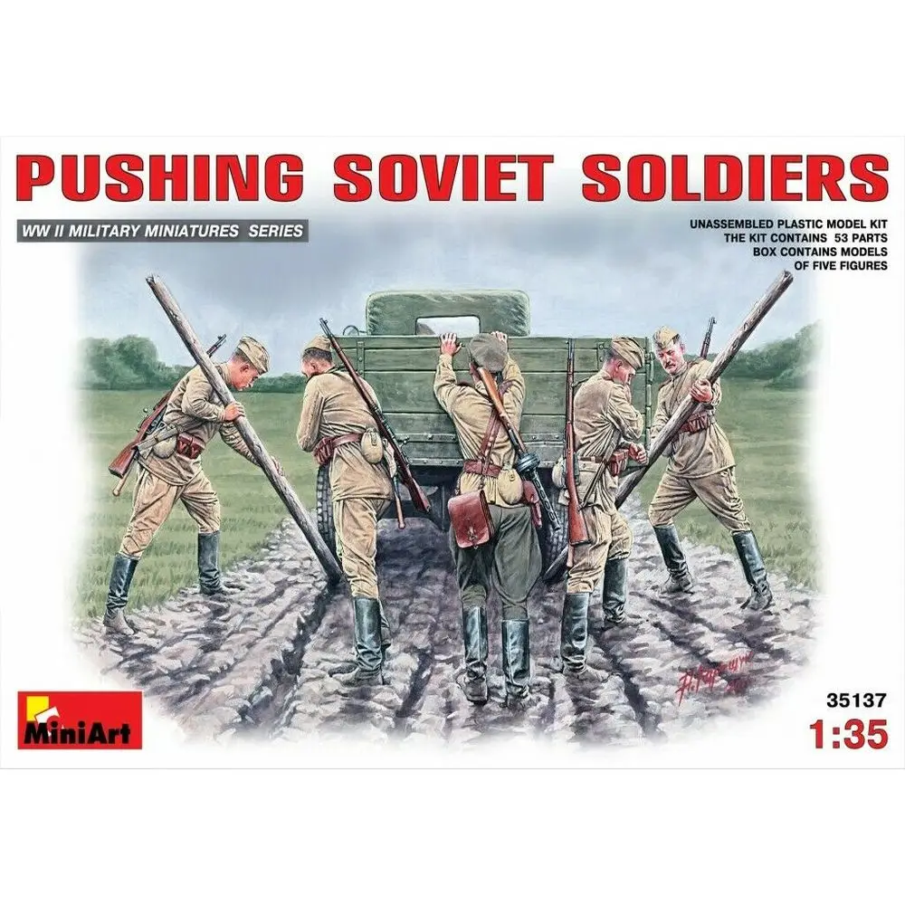 

MiniArt 35137 1/35 толчок советских солдат-масштаб набор моделей