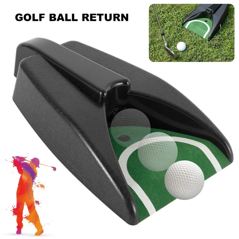 

Indoor Golf Ball Kick Back Automatic Golf Ball Training Return Device Practice Aids Automatic Return Putting Device