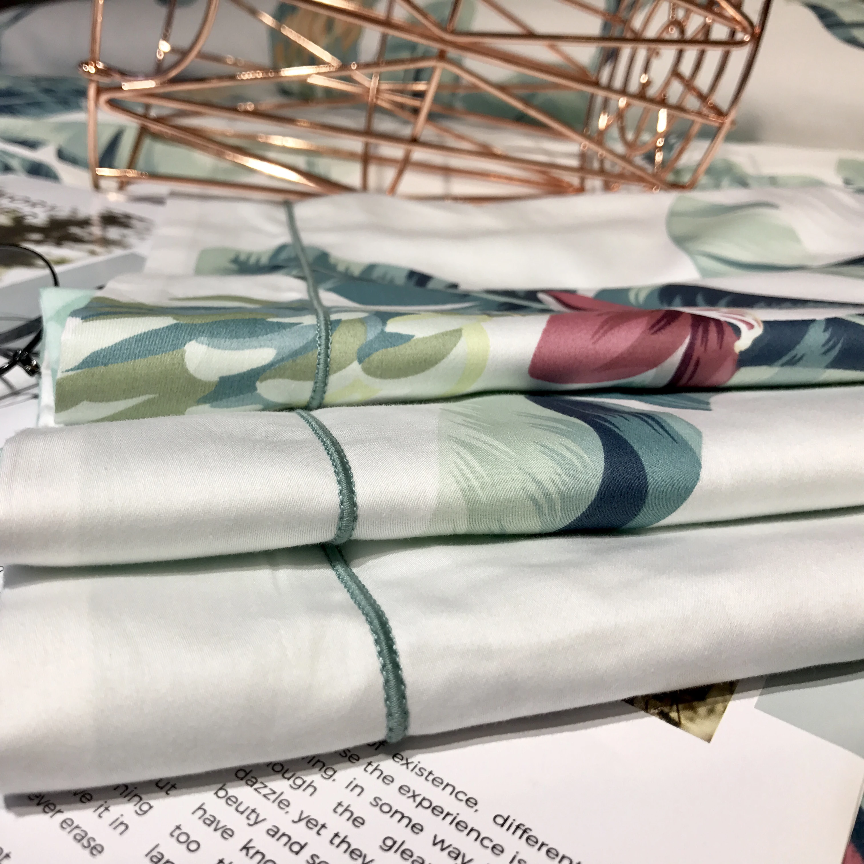 Роскошный комплект постельного белья из египетского хлопка 4 шт. набор