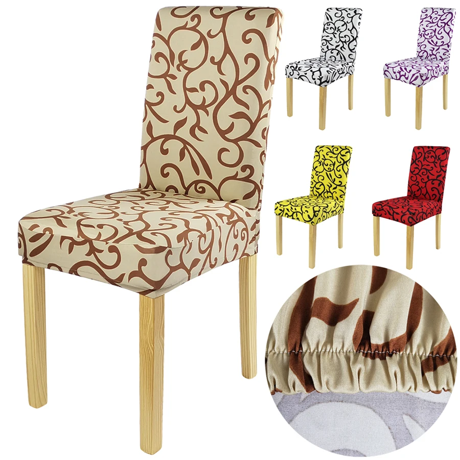Классические чехлы на стулья эластичный чехол из спандекса декоративные съемный