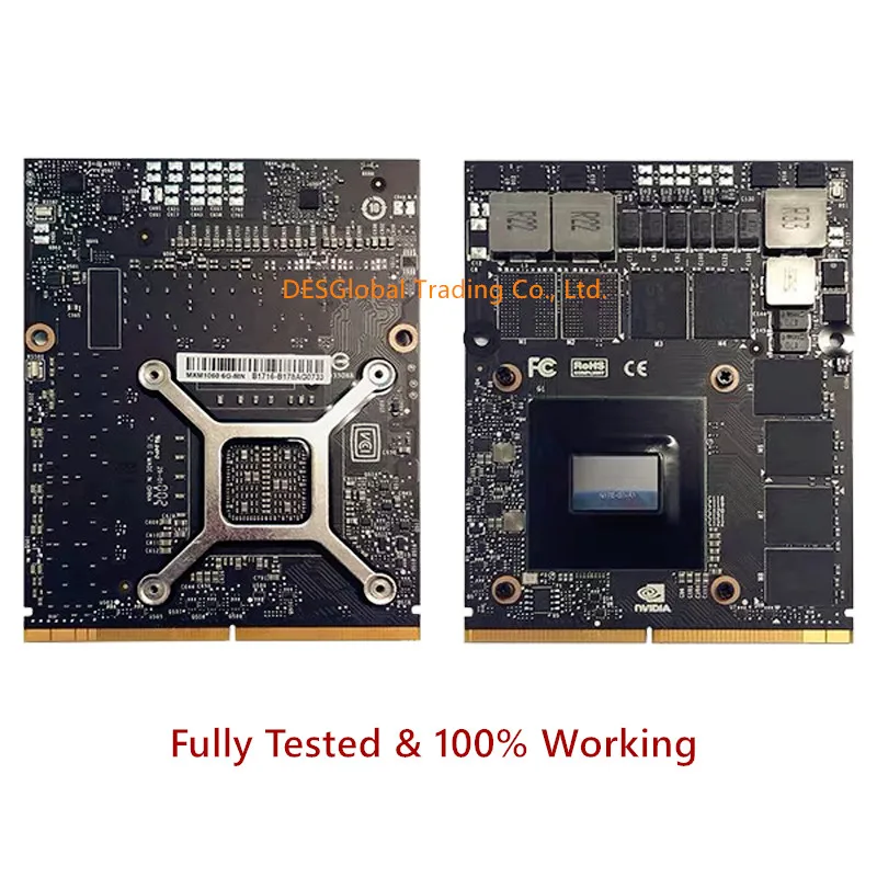 Authentic GTX1060 GTX1060M 6GB Video Card For MSI GT80 GT72 GT70 GT72VR GT73VR DELL M17X R5 M18X R3 N17E-G1-A1 Working