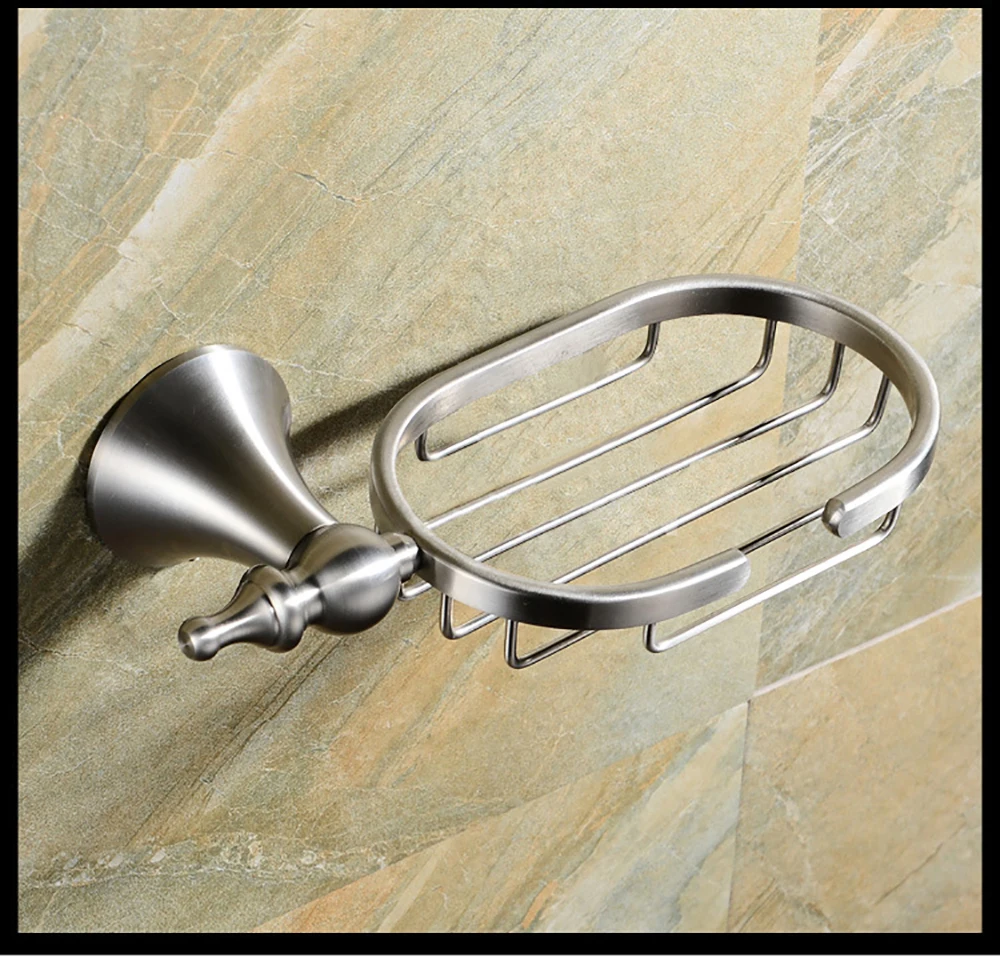 823-ZW Stainless Steel Soap Dish Bathroom Storage Soap Rack Plate Box Container Wall Storage Rack Holder - Цвет: 823-ZW