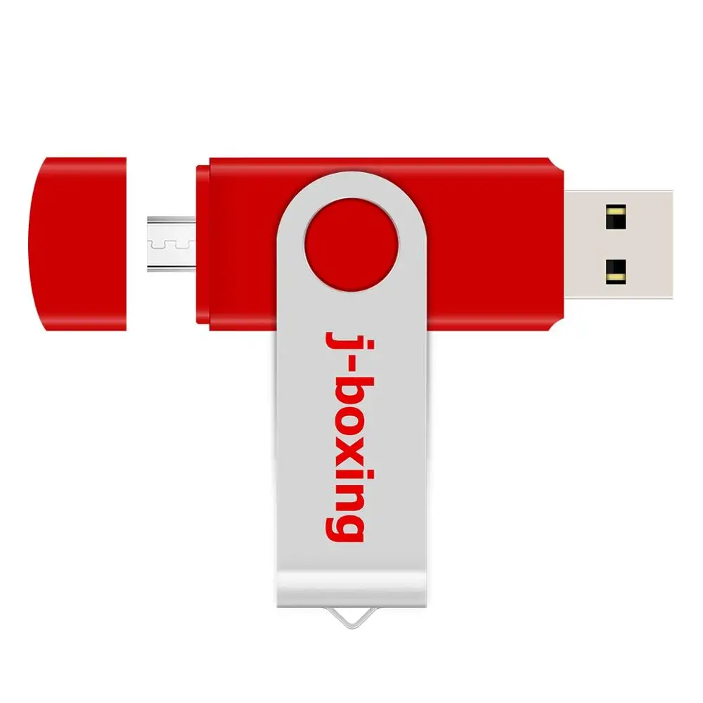 USB-флеш-накопитель J-boxing OTG на 16 гб с двумя портами - изображение
