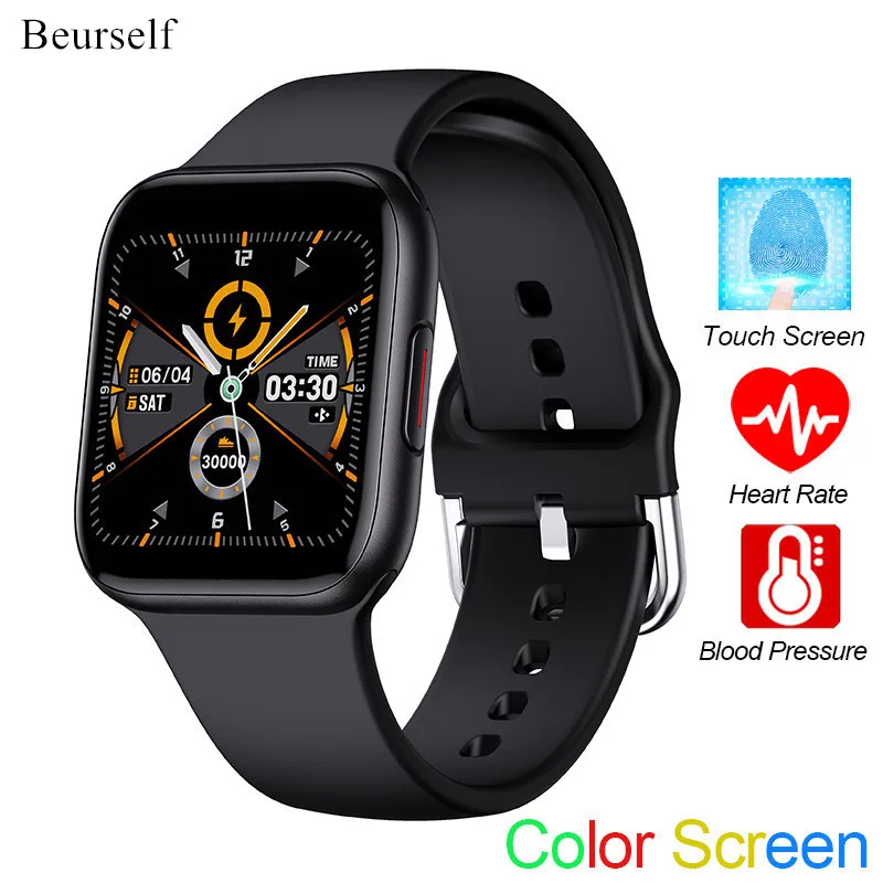 

Смарт-часы QY01 мужские Сенсорный Цвет Экран фитнес-трекер Смарт-браслет для женщин сердечного ритма крови Давление Смарт Браслет для iOS Andriod