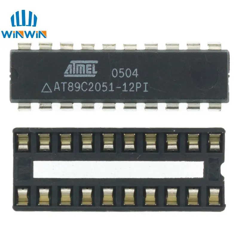 AT89C2051 Digital 4 Bits Electronic Clock Production Suite DIY Kit | Электронные компоненты и принадлежности