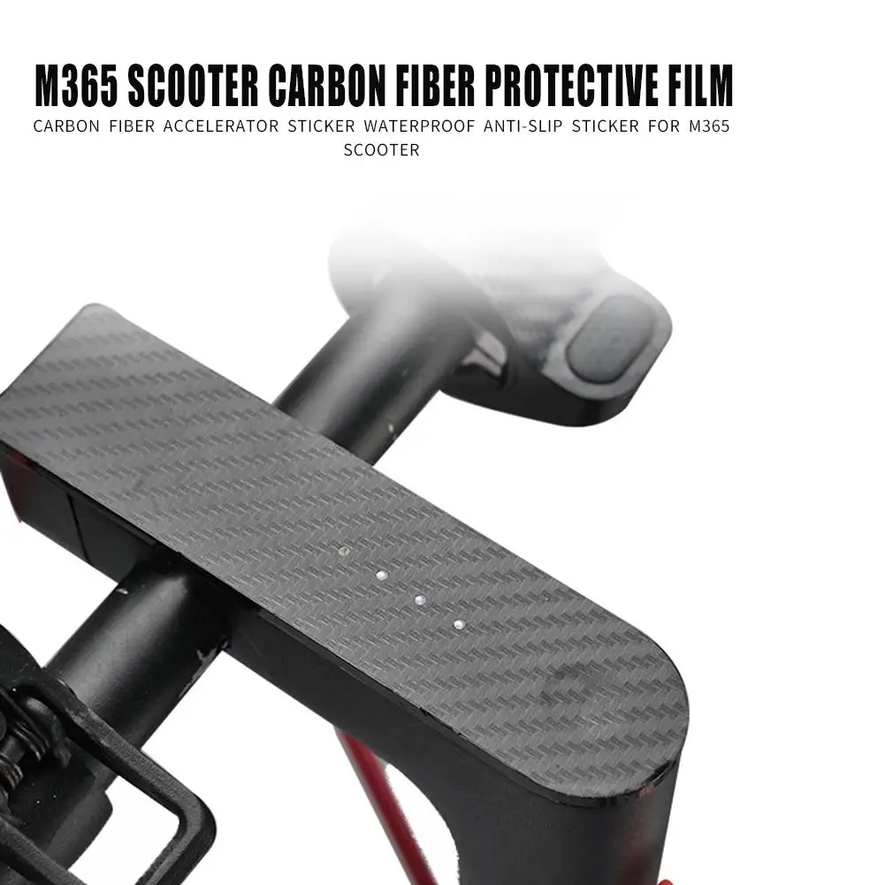 

Scooter Display Accelerator Sticker Carbon Fiber Waterproof Protect Film Accelerator Sticker Screen Cover for Xiaomi M365 Parts