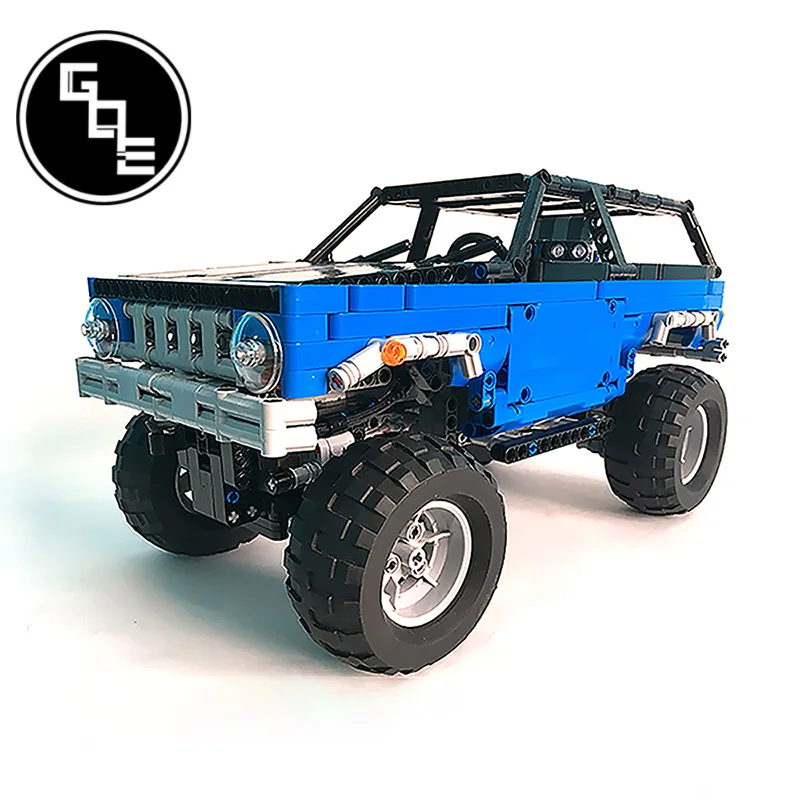 Техника серии MOC 15217 пробный конкурс гоночный автомобиль грузовик механические off