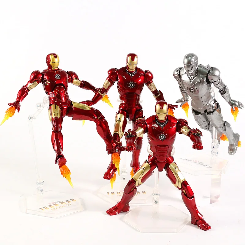 Классическая фигурка героя фильма Marvel Железный человек MK3 MK2 MK4 ЖЕЛЕЗНЫЙ ЧЕЛОВЕК