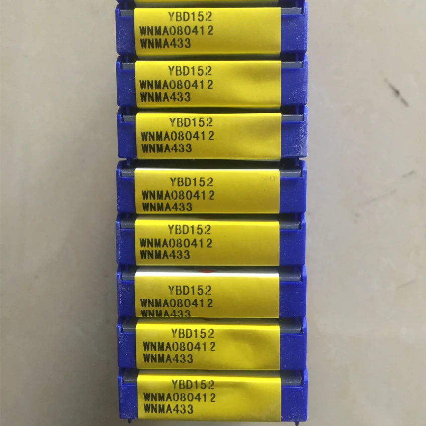 

ZCC.CT WNMA060408 YBD152/WNMA080408 YBD102/WNMA080408 YBD152/WNMA080412 YBD152 WNMA332 WNMA432 WNMA433 carbide inserts 10PCS/BOX