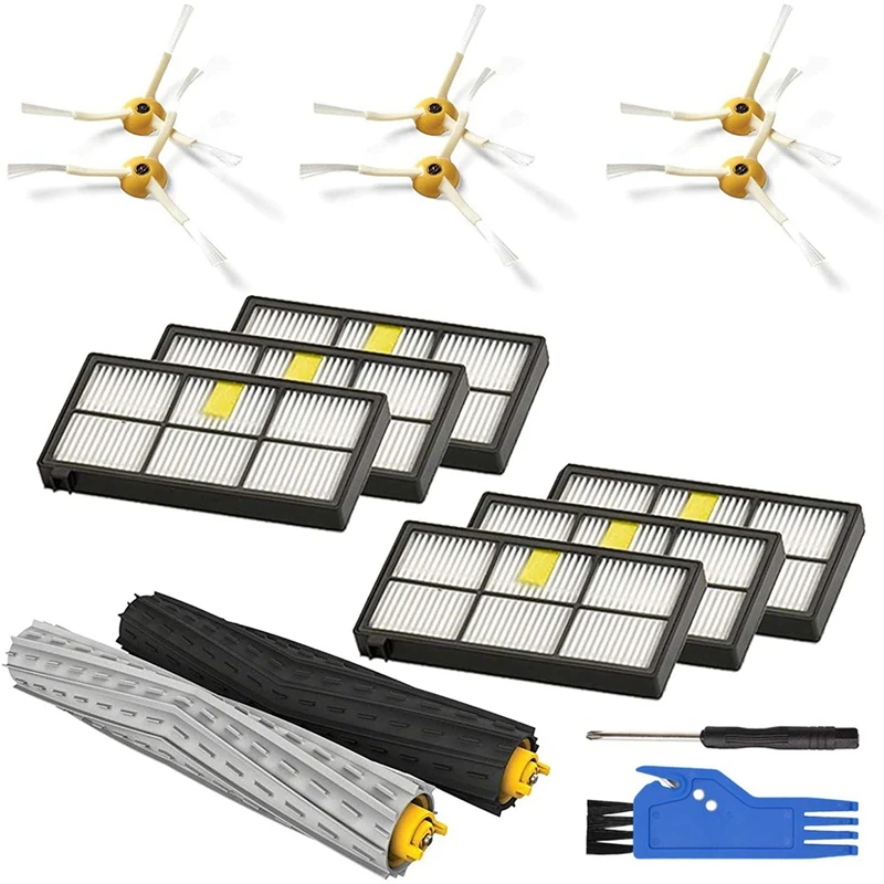 

Replacement Accessory Kit for IRobot Roomba 800 and 900 Series 850 860 860 861 Filter, Side Brush, Brush Wheel