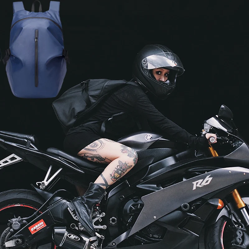 

Motorcycle riding backpack fashion helmet bag trend full face helmet knight backpack male motorcycle equipment motorcycle bag