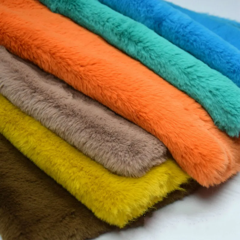 

1500g iImitation Rex rabbit hair plush fabric For Sewing bag pillow sofa fabric scarf diy fur fabric