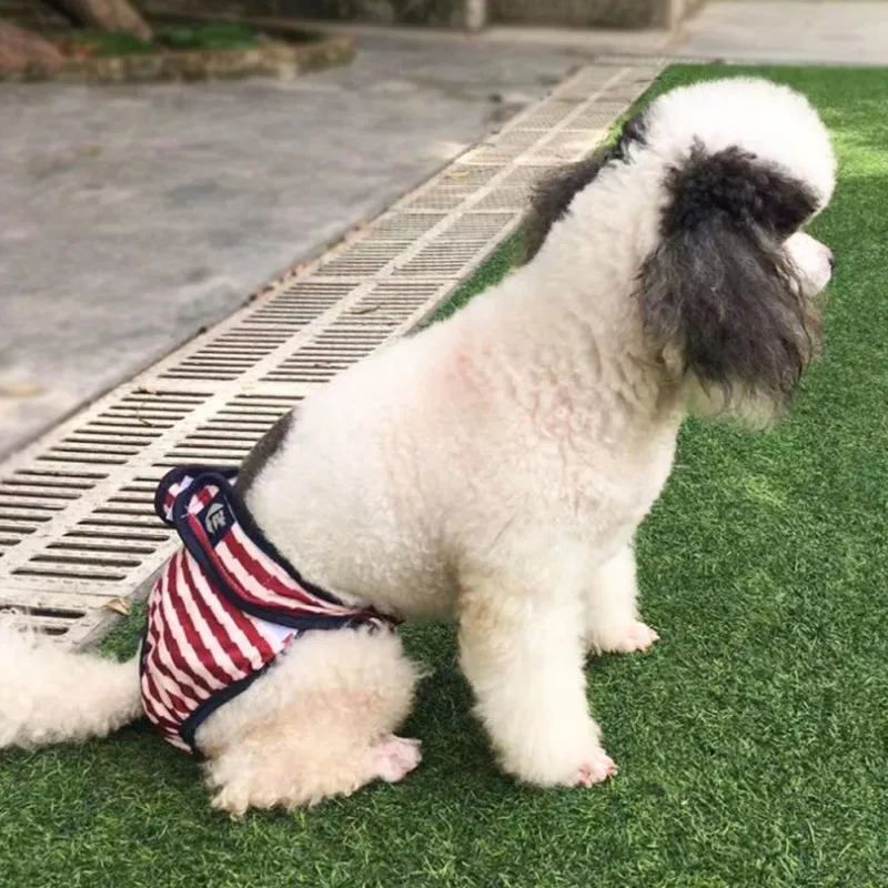 Маленькие и средние подгузники для собак питомца собаки моющиеся прочные