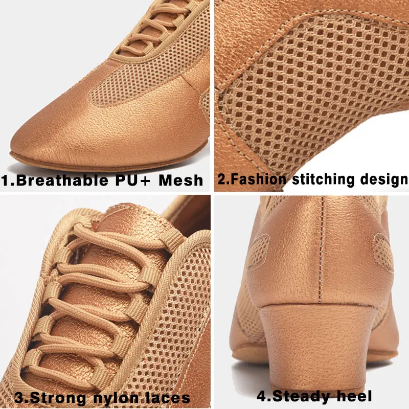 Women Dance Shoes Salsa Jazz Latin Shoe Adult Tango Ballroom Shoes Breathable Ladies Dance Sneakers Female Shoes