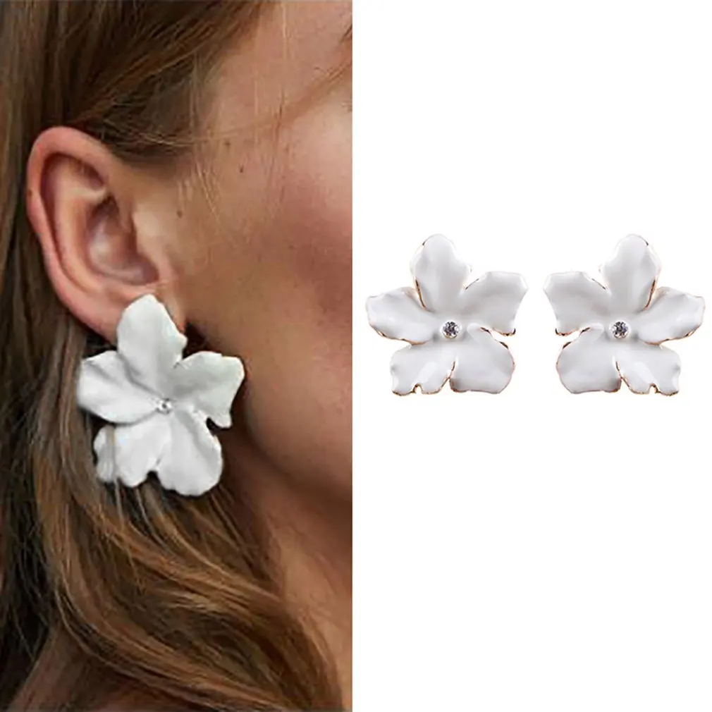 Женские ювелирные изделия серебряные серьги гвоздики большие круглые кольца