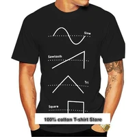 camiseta con formas de onda de nerd audio sintetizador onda audi%c3%b3filo m%c3%basica de dj productor ingenier%c3%ada de audio 2021