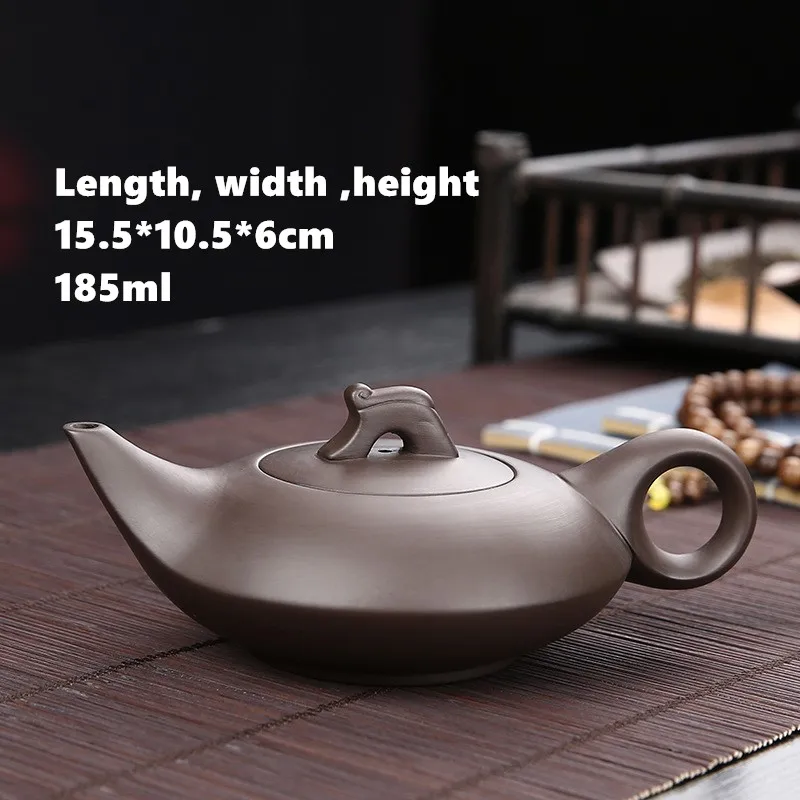 Фиолетовый Глиняный чайный горшок столовая посуда набор для дома и офиса чайник