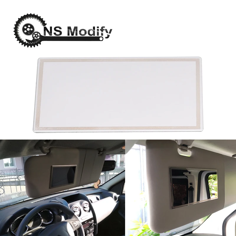 NS модифицированное портативное зеркало для макияжа автомобиля из нержавеющей