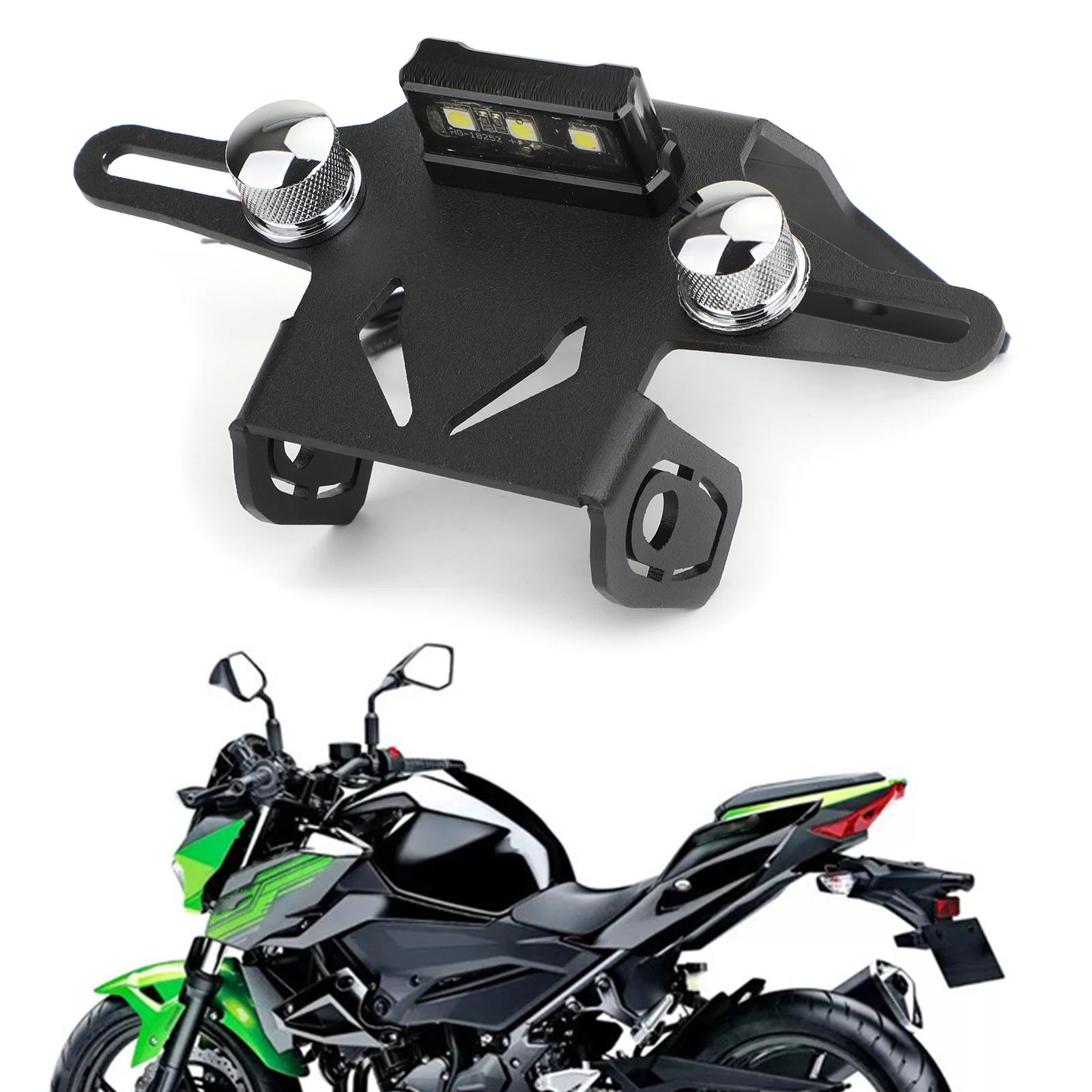 Areyourshop для Kawasaki Ninja 400 Ninja400 Z400 Z 2018 2020 2019 держатель номерного знака задний кронштейн