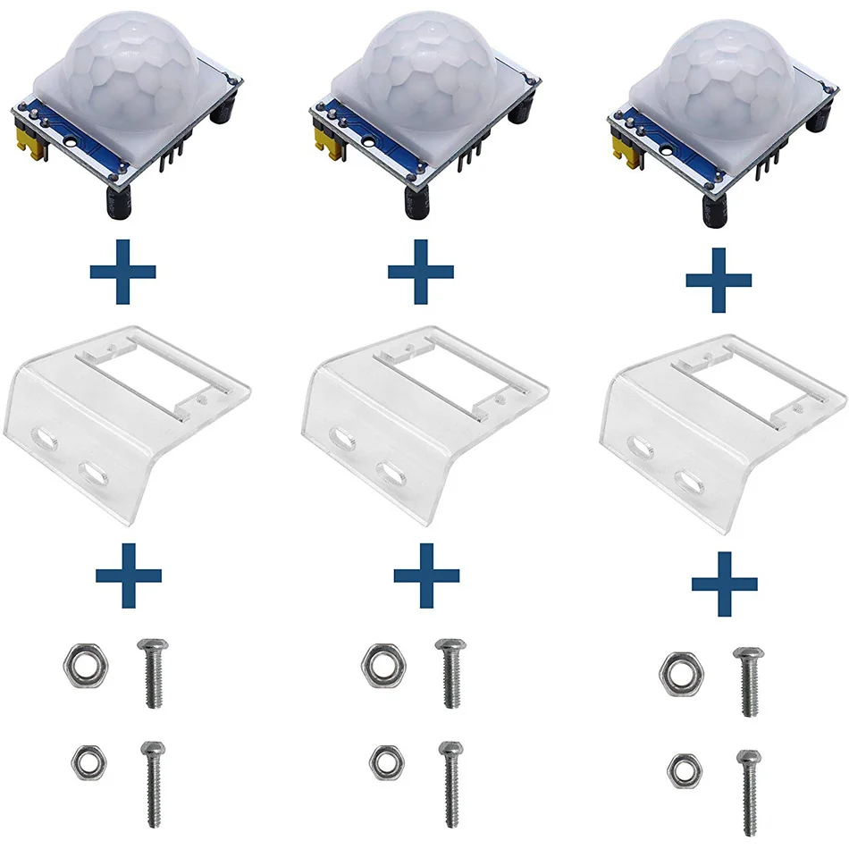 

HC-SR501 Adjust IR Pyroelectric Infrared PIR Motion Sensor Detector Module for Arduino raspberry pi DIY kits