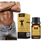 Горячее предложение 10 мл мужское травяное эфирное масло для большого члена для мужчин Увеличение роста члена быстрое массажное масло увеличение мужской продукции