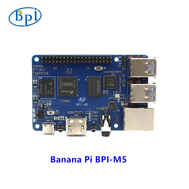 Banana PI BPI M5 New Generation Single Board Computer Amlogic S905X3 Design SBC arm linux
