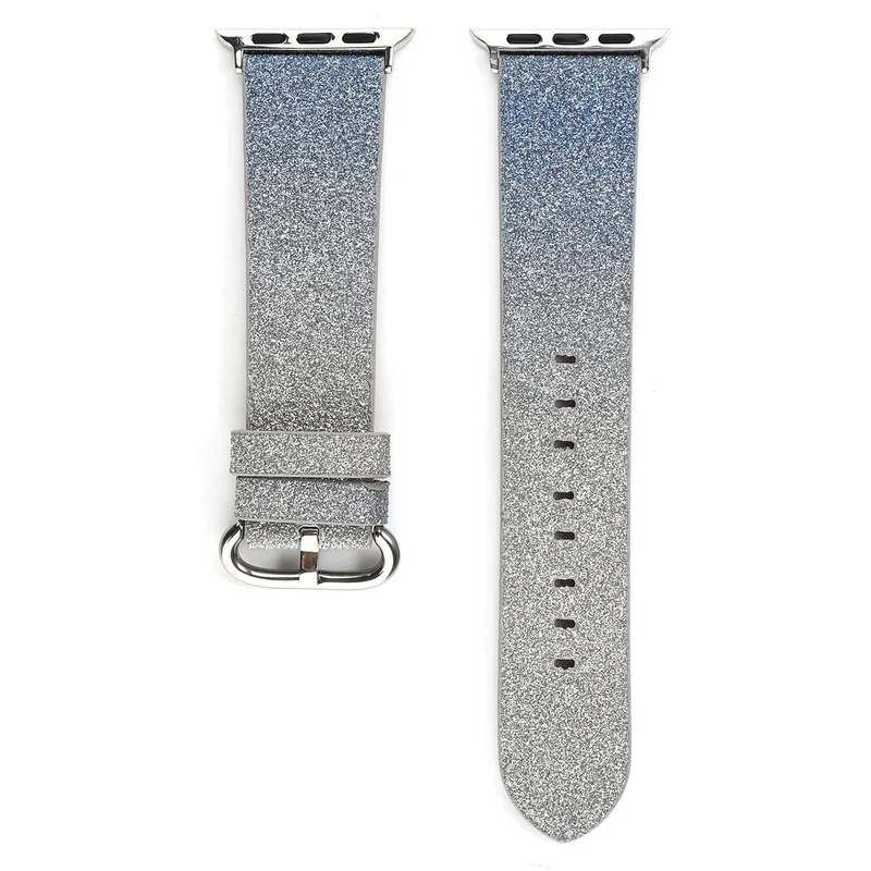 Ремешок градиентный Звездный для Apple Watch Band браслет с блестками IWatch Series 5 4 3 2 1 44 мм