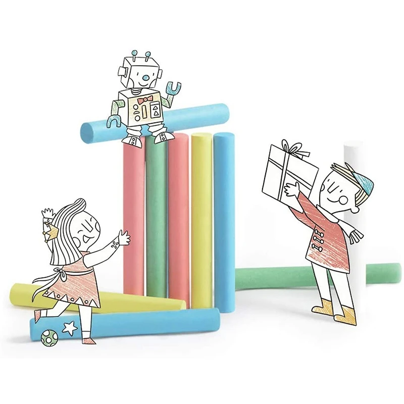 360 шт беспыльный белый рисовочный Мел для школы образования мелки высокого