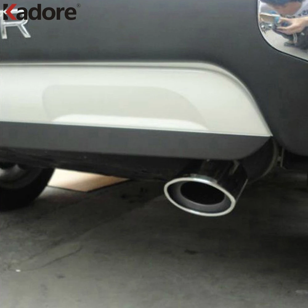 Для Toyota Highlander 2007 2010 2011 2012 Нержавеющая сталь сзади глушитель выхлопной наконечник