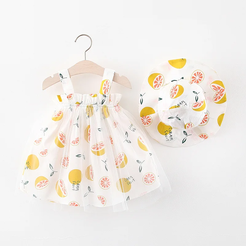 Летнее Хлопковое платье для маленьких девочек на свадьбу принцессы с милым