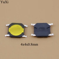 yuxi 440 8mm 4x4x 0 8mm 4x4x0 8mm tactile push button switch tact 4 pin switch micro switch smd
