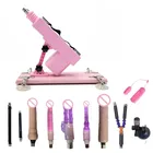 Секс-машина, игрушки для женщин, взрослые, мужские насосные пистолеты, 10 аксессуаров, чашка для мастурбации с регулируемой скоростью, Вибратор