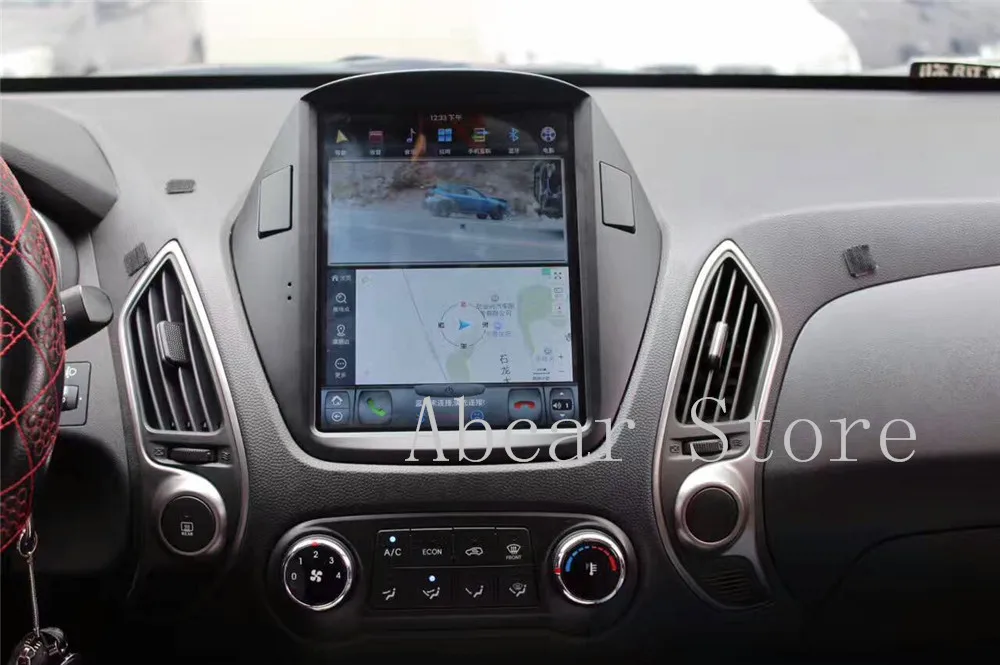 10 4 ''Tesla стиль Android 9 0 автомобильный dvd плеер GPS навигация для Hyundai IX35 TUCSON 2009 2016