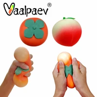 kawaii peach tomato fruits squeeze anti stress relief fidget hand toys for children kids adult store simulation doll fun