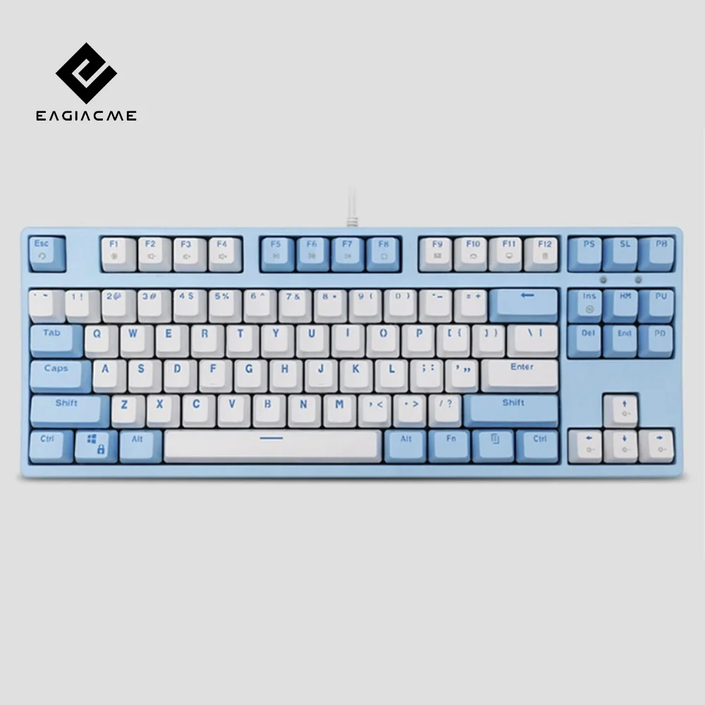 10887 mechanical gaming keyboard for gamer led backlight keyboard usb wired keyboard for pclaptop enru keyboard pbt keycaps free global shipping