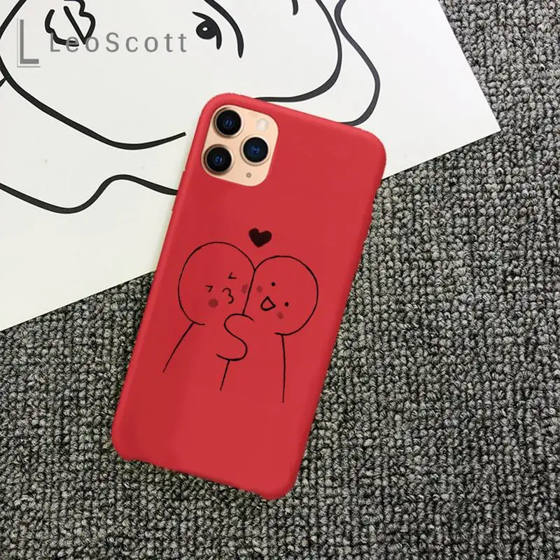 

Always And Forever Best Friends Phone Case Candy Color for iPhone 11 12 mini pro XS MAX 8 7 6 6S Plus X 5S SE 2020 XR