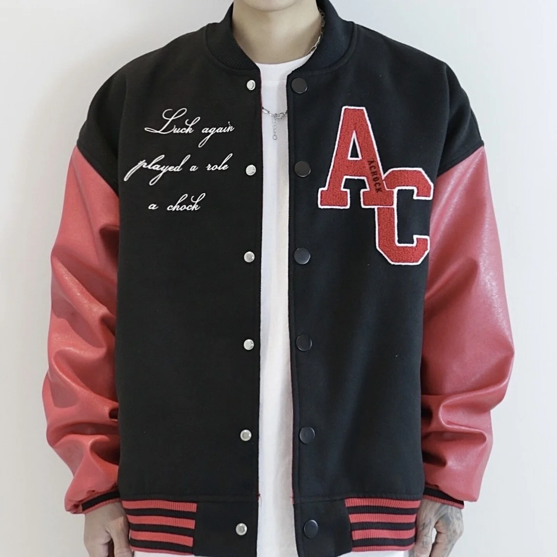 American Retro Letter Embroidered Jackets Coat 2022 New Street Hip-hop Pilot Baseball Uniform Y2K Couple Casual Loose Jacket Top