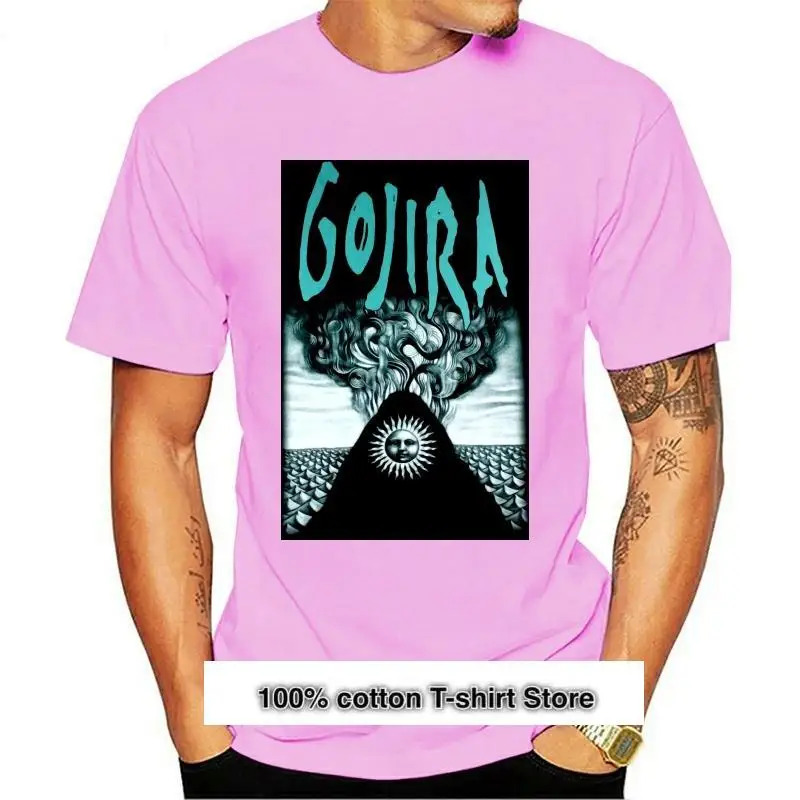 

Camiseta de GOJIRA MAGMA, reestampada, moda informal, de algodón, manga corta, 2021