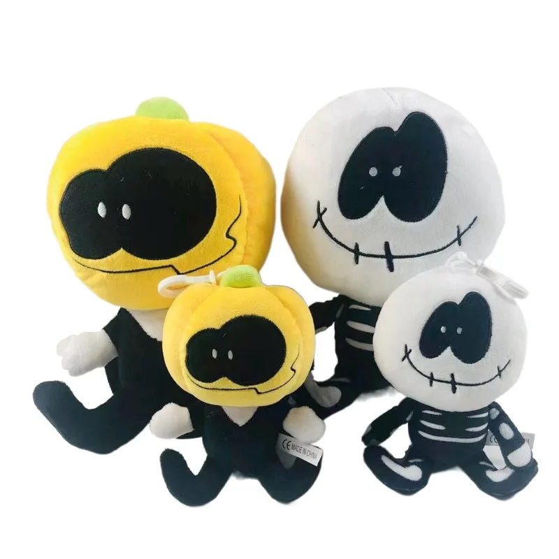 Funkin-mu&ntilde;eco de peluche de Friday Night para ni&ntilde;os, de Anime mu&ntilde;eco de peluche, Skid Pump Whitty, figuras suaves, modelo de novio escalofriante, regalos para Fans-1