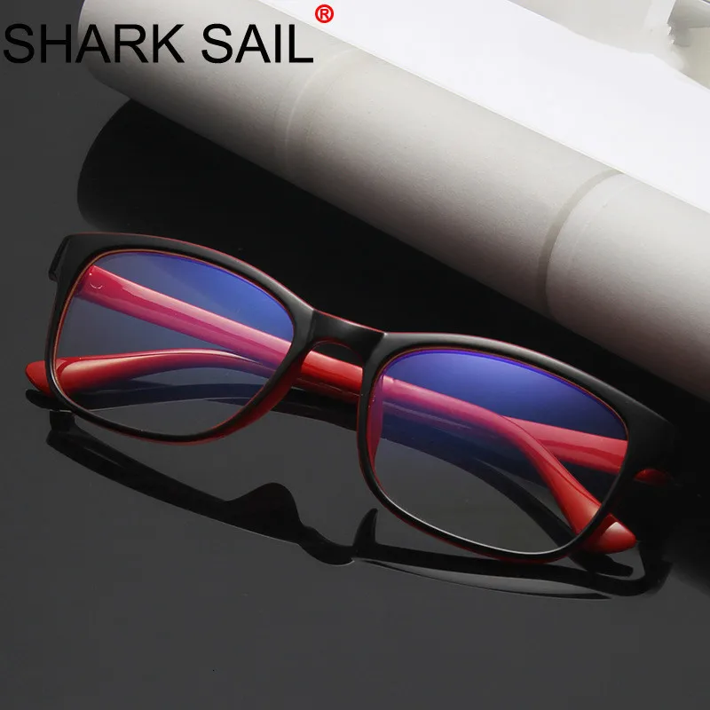 Мужские и женские компьютерные очки SHARK SAIL анти Синие лучи светильник с покрытием