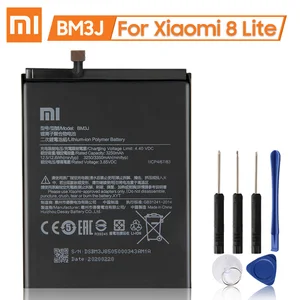 100 original xiaomi bm3j replacement battery for xiaomi mi 8 lite 3250mah large capacity phone battery free tools free global shipping