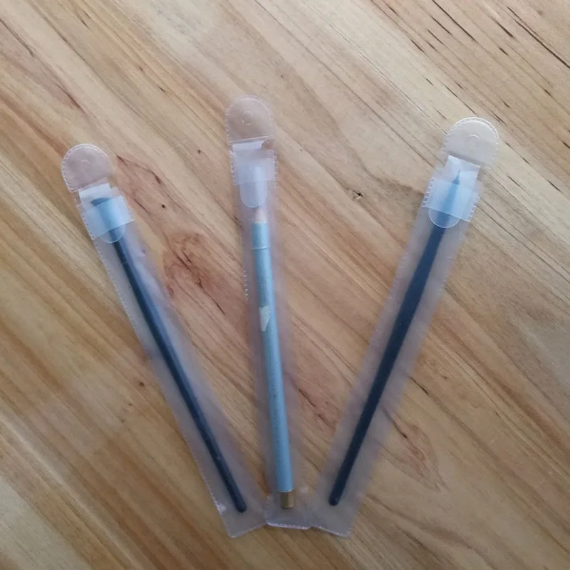 

200 шт. прозрачная коробка из ПВХ с матовым порытием для Пластик сумка Карандаш Чехол ручка коробки упаковка мешок для одного брови Ручка инс...