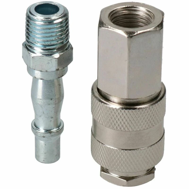 1/4 Inch BSP Male PCL To Female Thread EURO Air Fitting Convertor Adapter Airline Hose Quick Release | Обустройство дома
