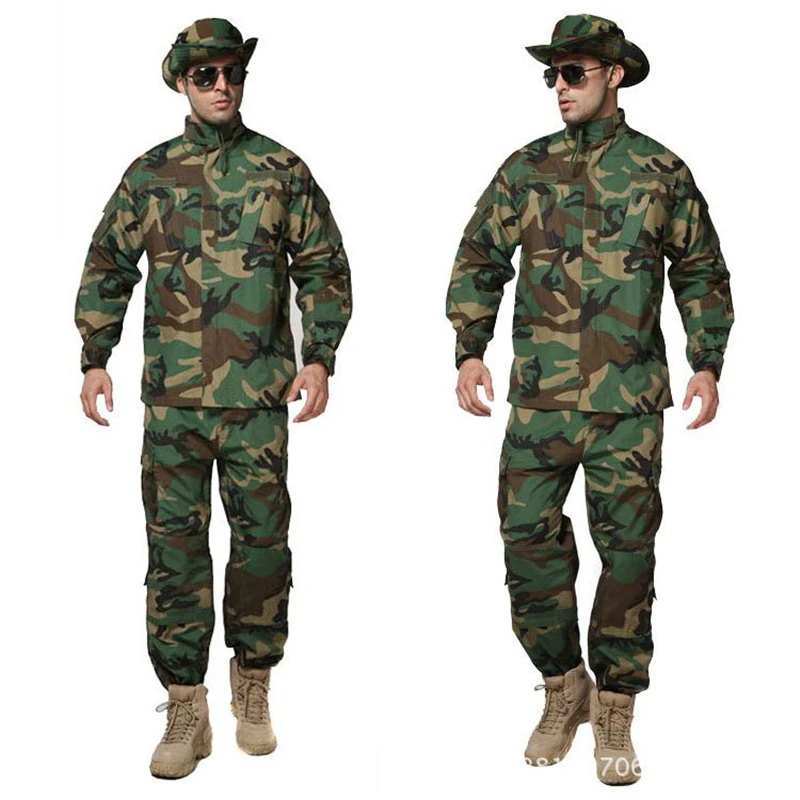 Camouflage set10 10 видов цветов, новинка, Мужская Военная униформа, Армейская, тактическая, военная, солдатская, для улицы, Боевая, ACU, камуфляжная, специальная одежда, штаны, макси, XS~ 2XL - Цвет: Camouflage set10