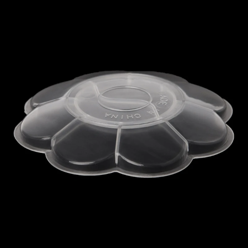 1 шт цвет смешивания Краски Нарисовать дизайн ногтей Палитра блюдо цветок