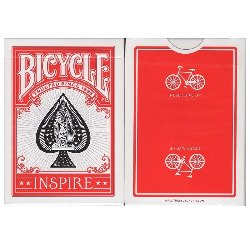 Велосипед Красный Inspire игральные карты маркированная колода USPCC для сборки