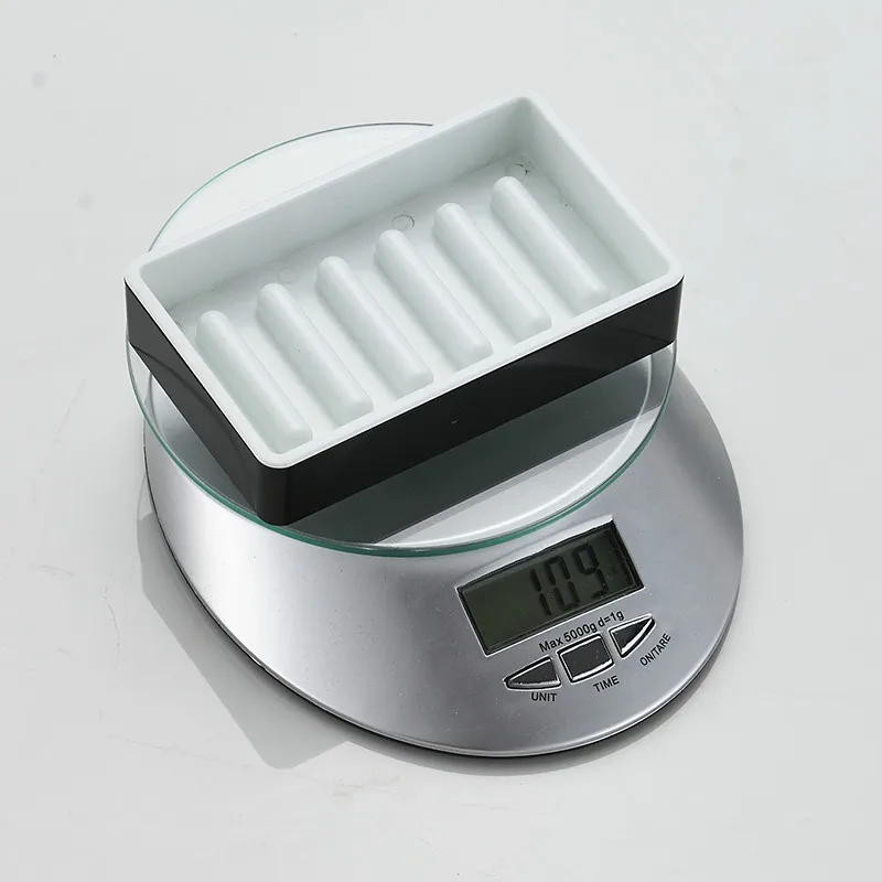 Мыльница для ванны и душа держатель мыла в ванную комнату черное хранилище