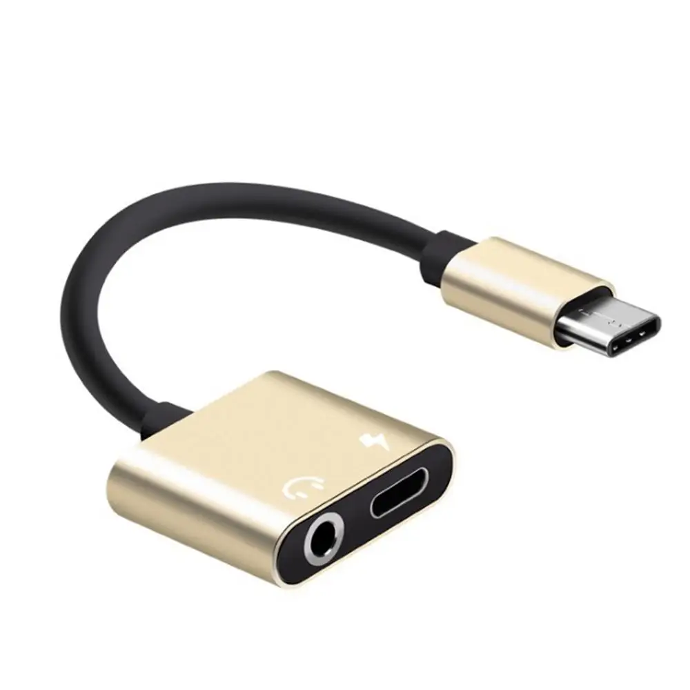 2 в 1 многофункциональный зарядный USB-кабель с разъемом Type-C на 3 5 мм | Мобильные